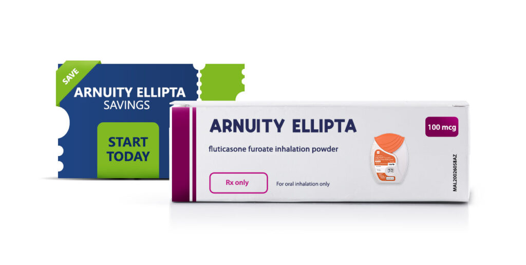 Arnuity Ellipta coupon